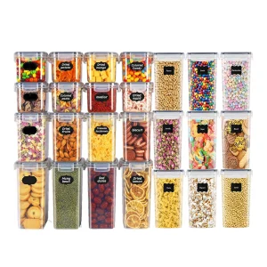 48pcs Sealed food storage containers