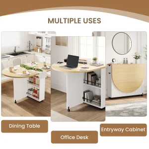 3-in-1 Folding Dining Table