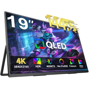 4K Portable Monitor QLED Screen