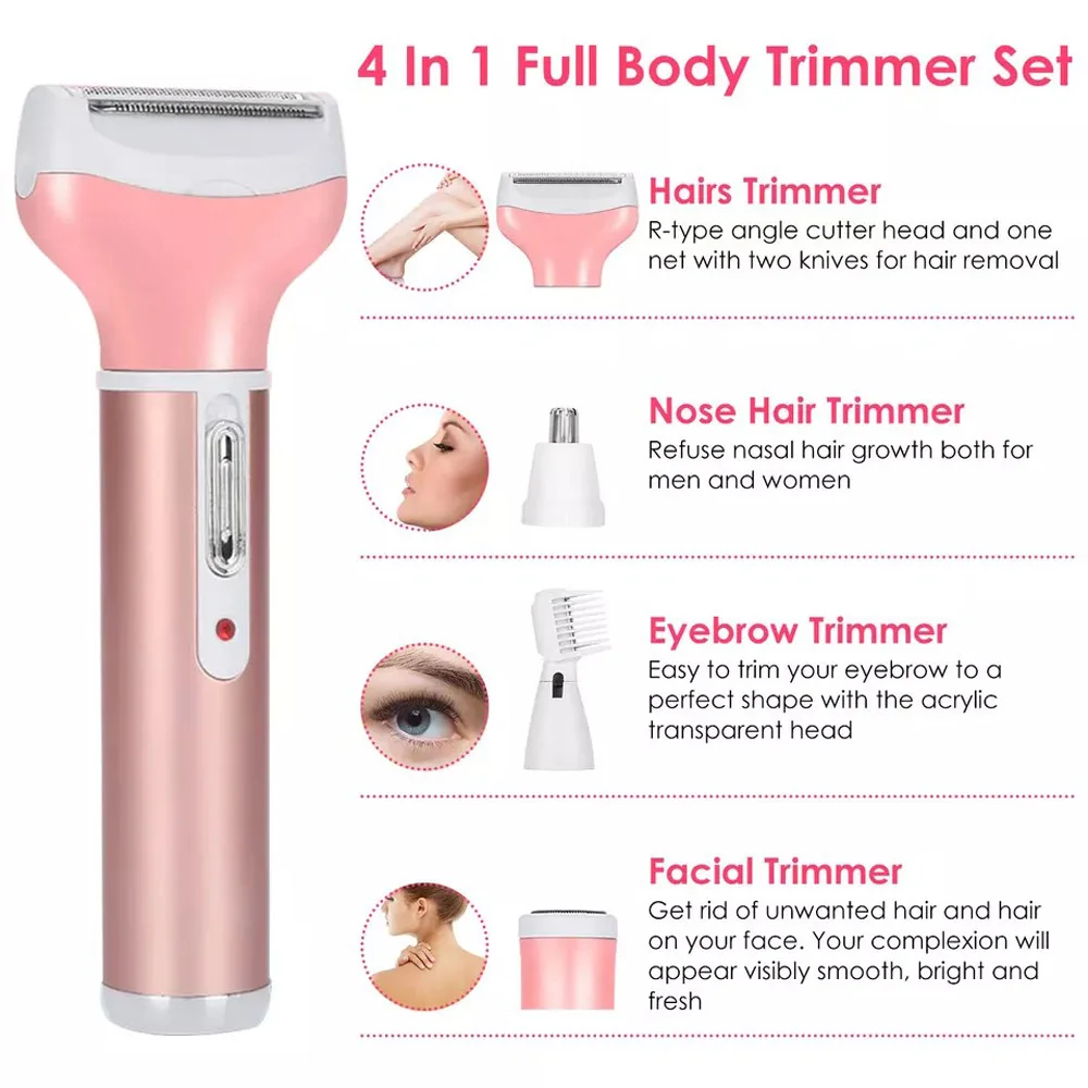 4 In 1 Women Electric Shaver - Image 2