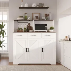 Large Wooden Coffee Bar and Storage - Thumbnail Image 4