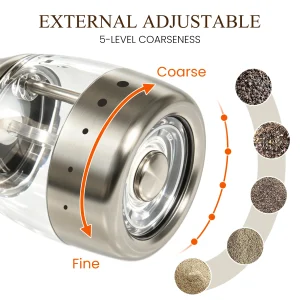 Electric Salt and Pepper Grinder Set - Thumbnail Image 2
