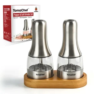 Electric Salt and Pepper Grinder Set - Thumbnail Image 4