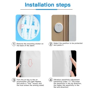 Door /Window Alarm for Anti-Theft Security - Thumbnail Image 2