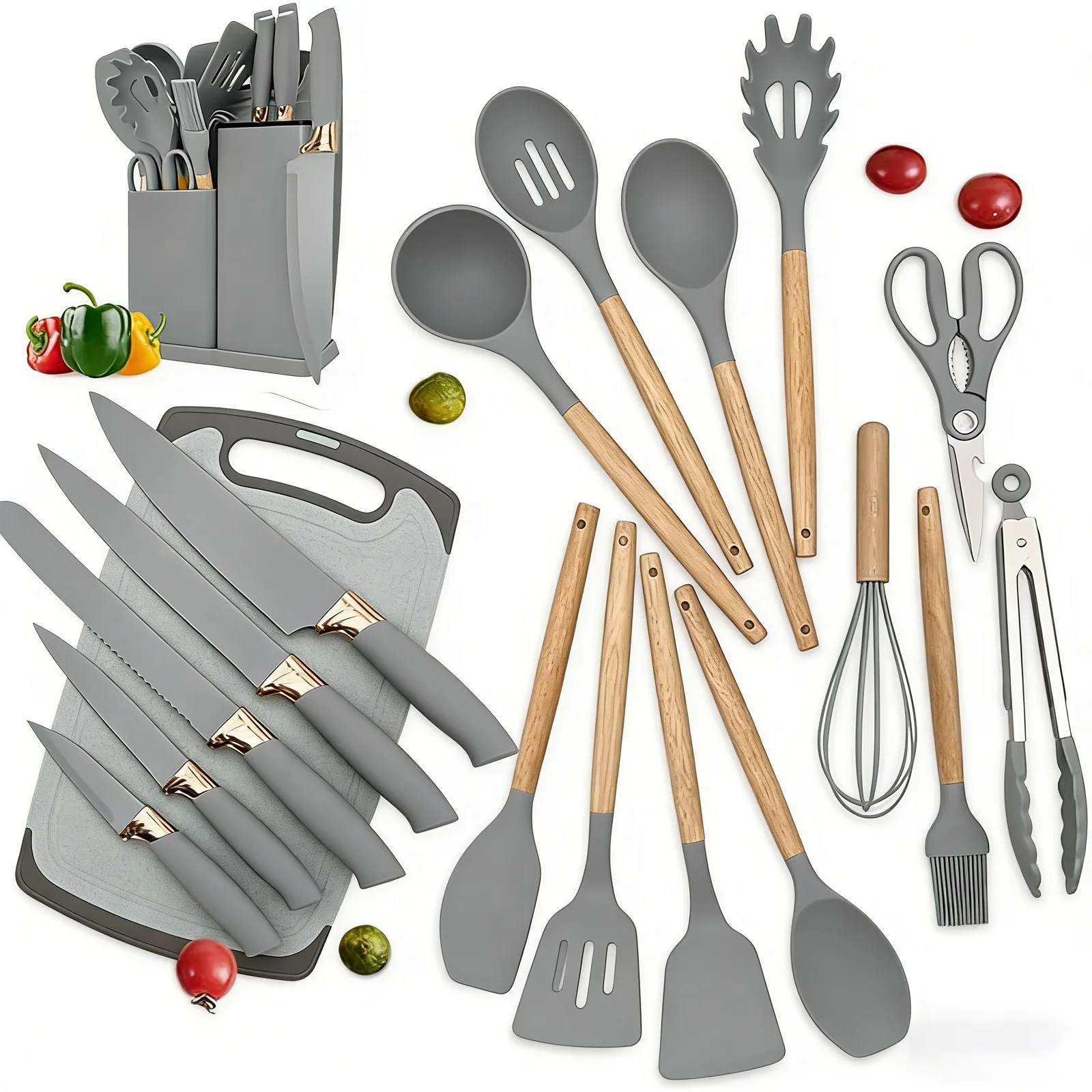 Cooking Tools with Detachable Storage Organizer - Image 1