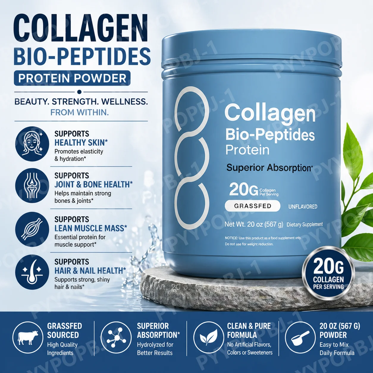 High Protein Collagen Powder - Image 1